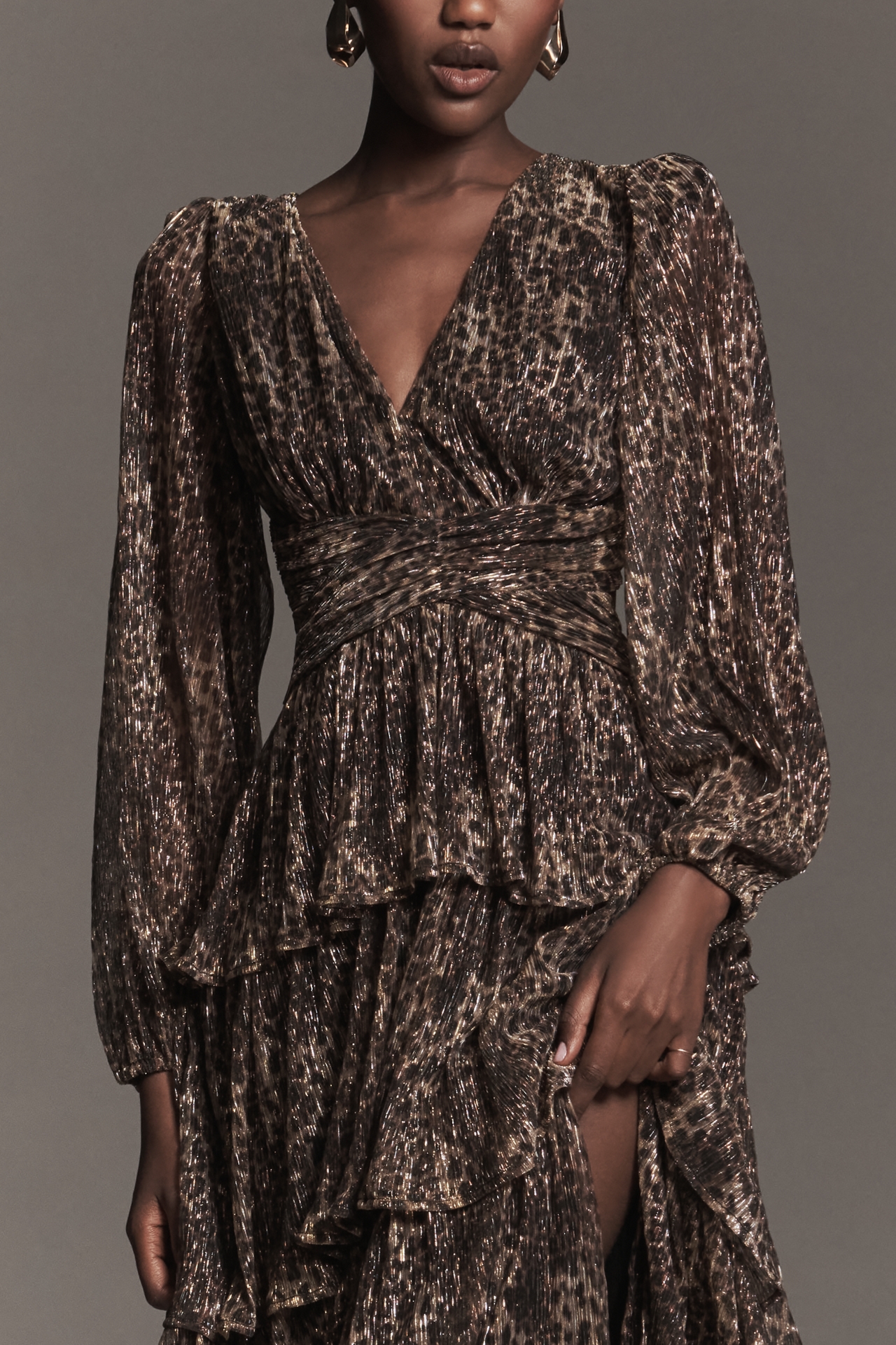 ASTR The Label Anora Tiered Maxi Dress