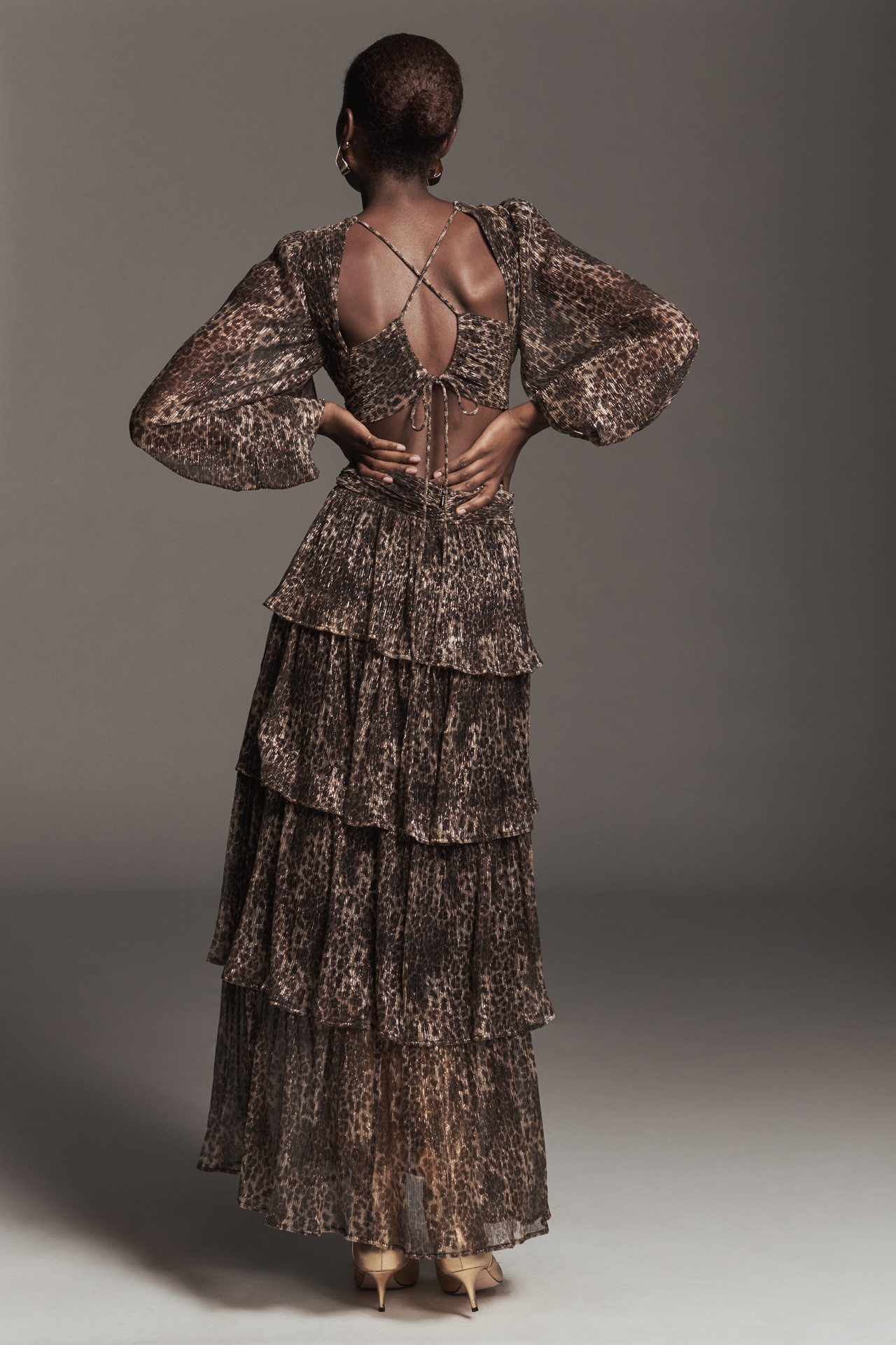 ASTR The Label Anora Tiered Maxi Dress