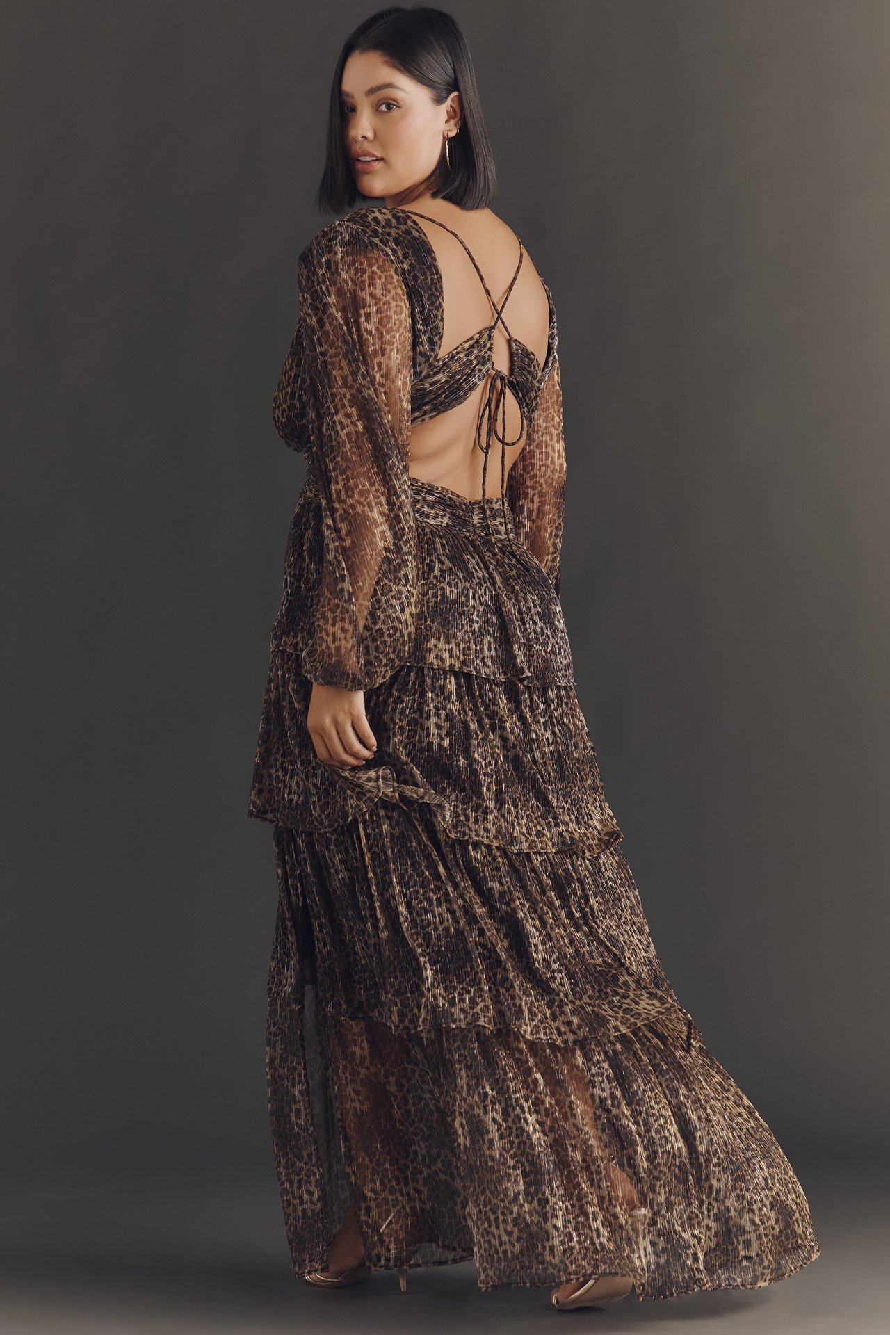 ASTR The Label Anora Tiered Maxi Dress