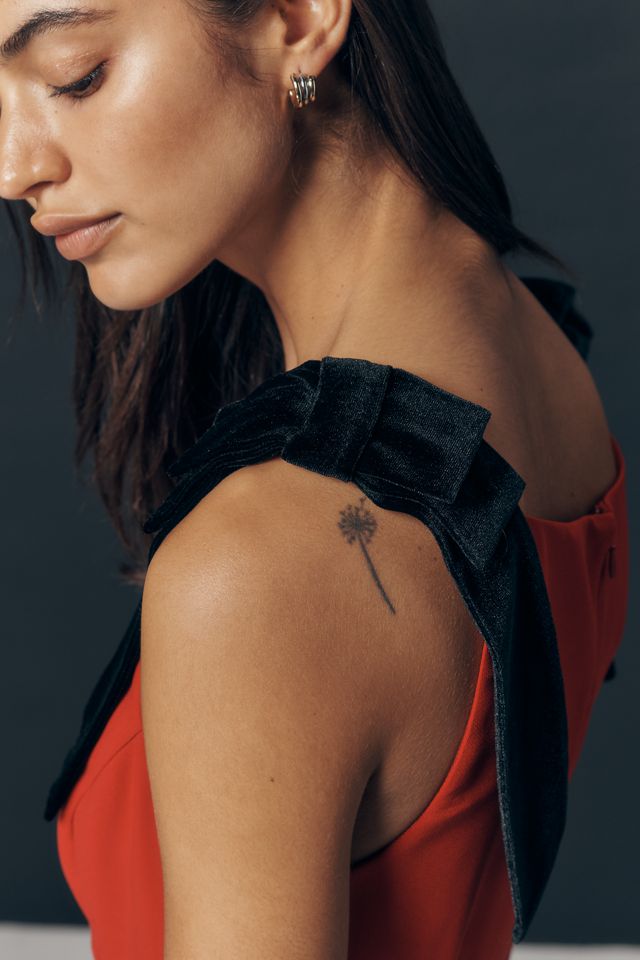 ASTR The Label Ambria Bow Shoulder Mini Dress #1