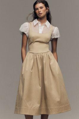 ASTR The Label Carrington Layered Midi Dress