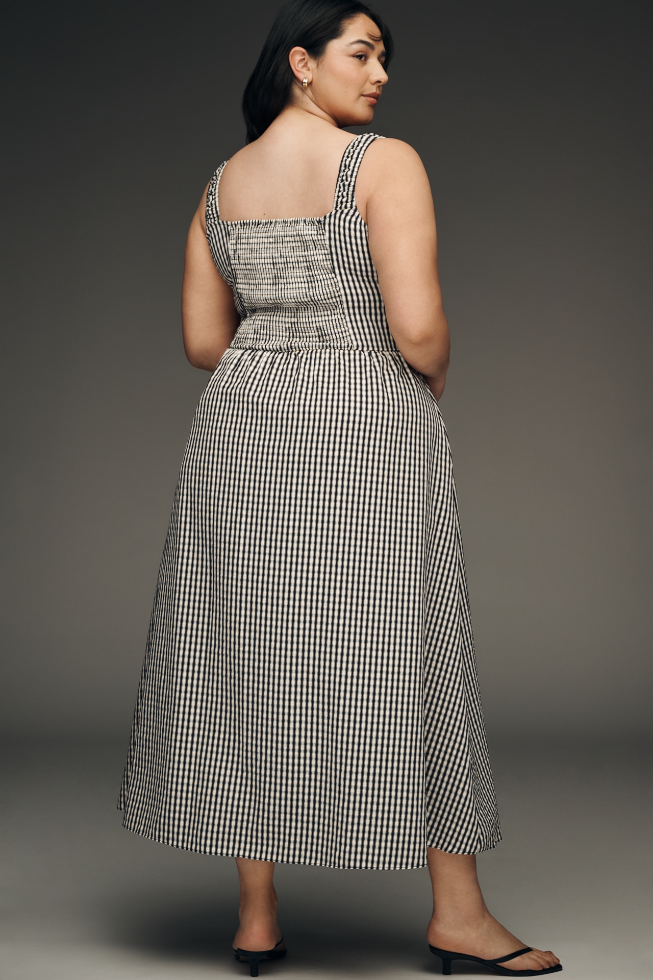 ASTR The Label Temperance A-Line Buttondown Maxi Dress