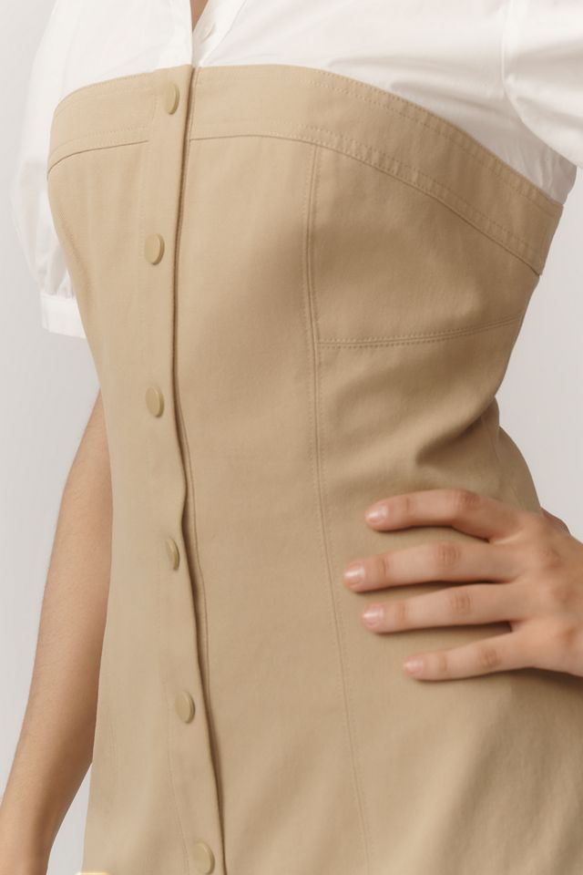 ASTR The Label Joseline Short-Sleeve Twofer Mini Dress #1