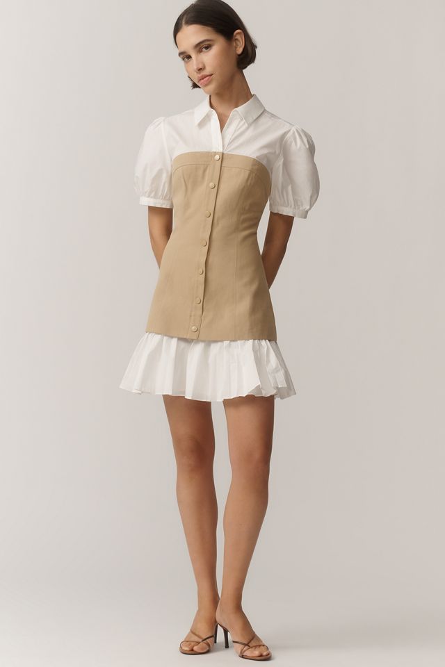 ASTR The Label Joseline Short-Sleeve Twofer Mini Dress #2