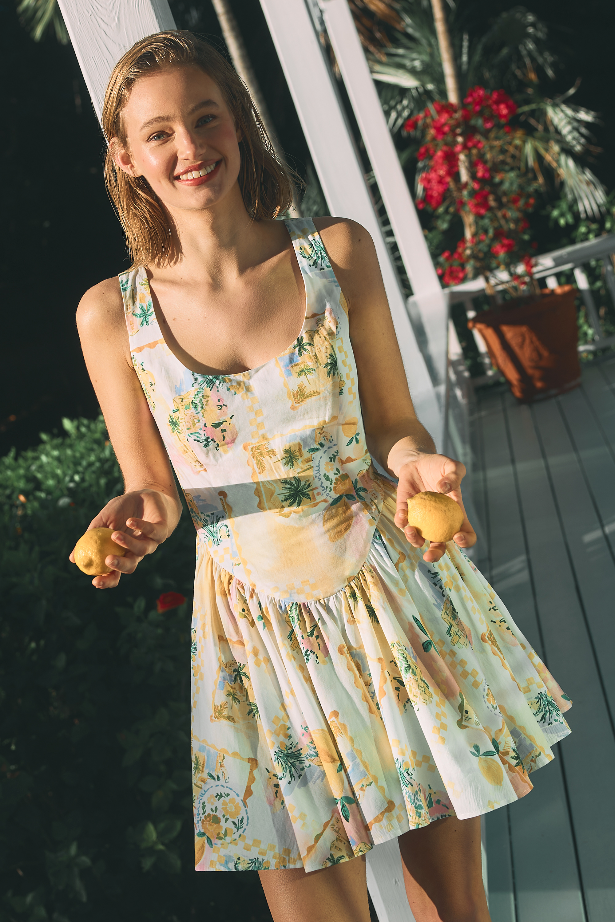 Reina Drop-Waist Mini Dress - Image 1
