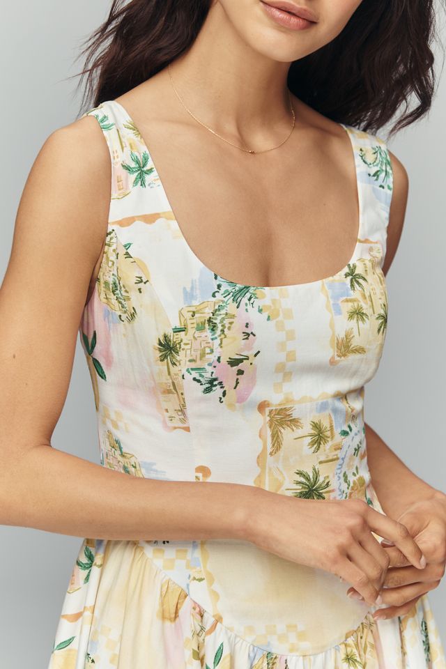 astr the label drop waist dress The Halter Corset Mini Dress main image 0