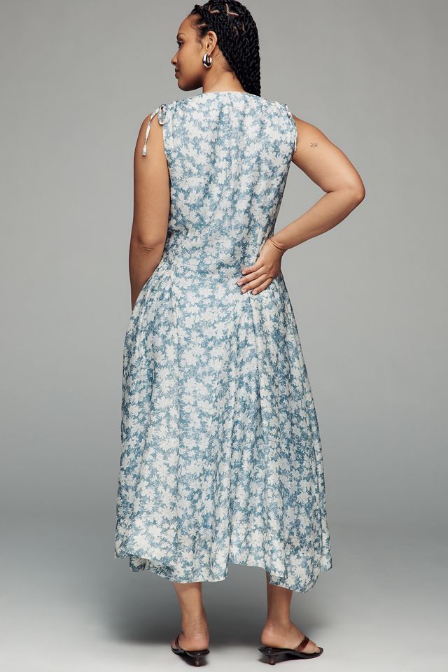 ASTR The Label Emmery V-Neck Midi Dress | Anthropologie
