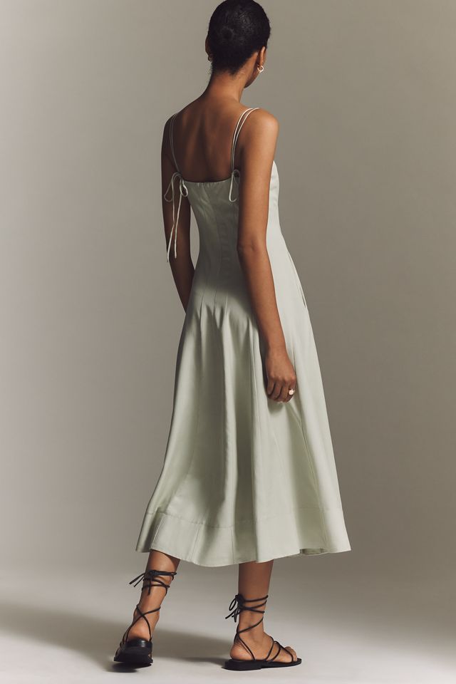 chinese dress ladies Astr The Label | Lara Sweetheart Halter Maxi Dress in White main image 0