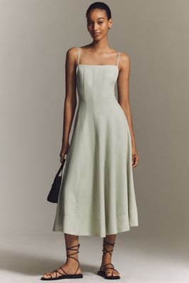 knee length dresses for ladies Astr The Label Opal Dress in Black