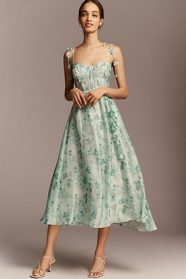 white christmas dresses Hilaire Halter Midi Dress main image 1