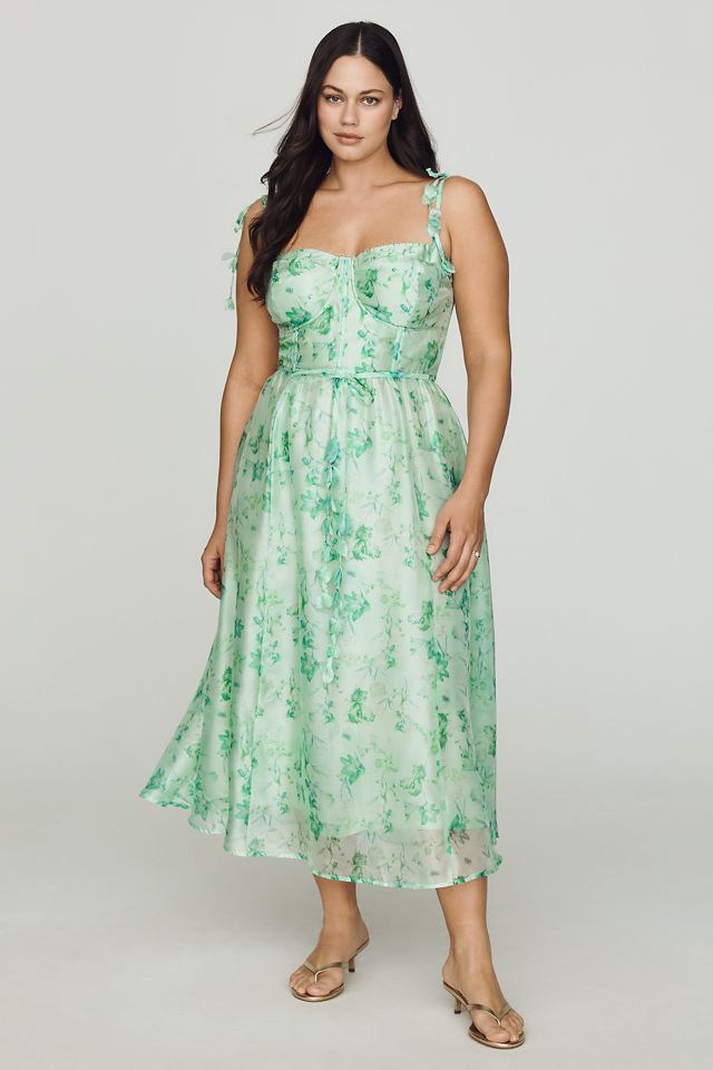 ASTR the Label Halcyon Dress in Green - Size L