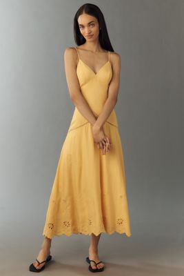 Yellow Maxi & Long Dresses | Anthropologie