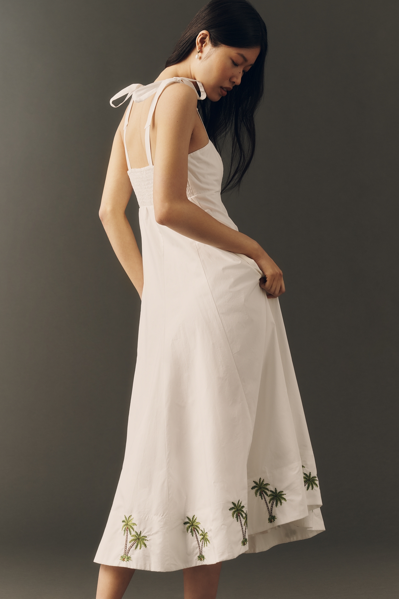 ASTR The Label Shiann Cotton Midi Dress