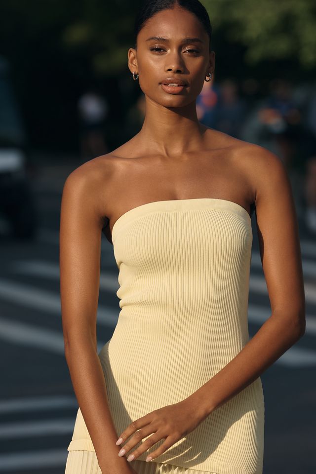 ASTR The Label Selune Strapless Maxi Dress #1