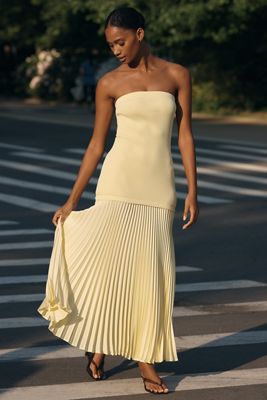 ASTR The Label Selune Strapless Maxi Dress