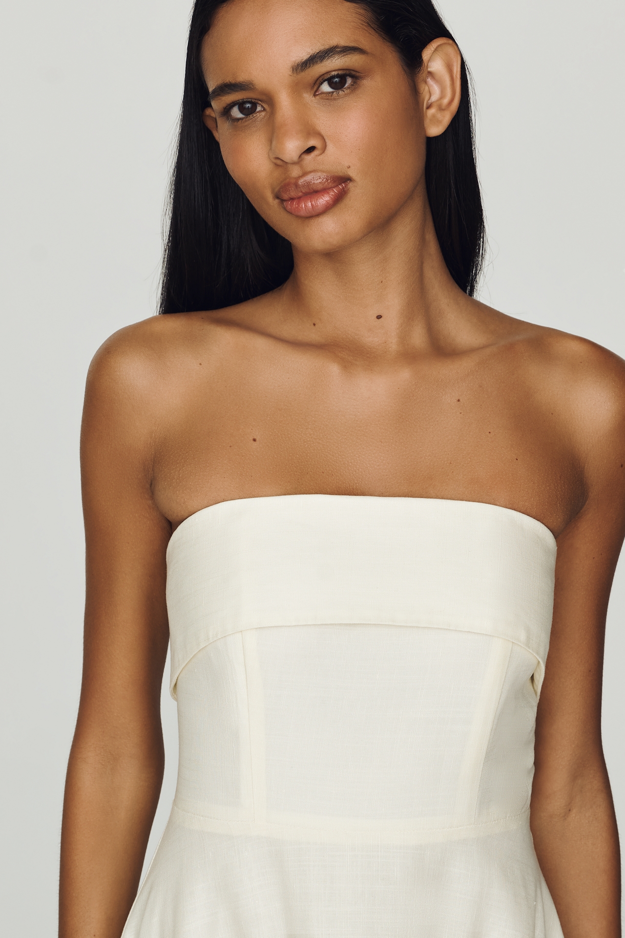 ASTR The Label Ximena Strapless Maxi Dress