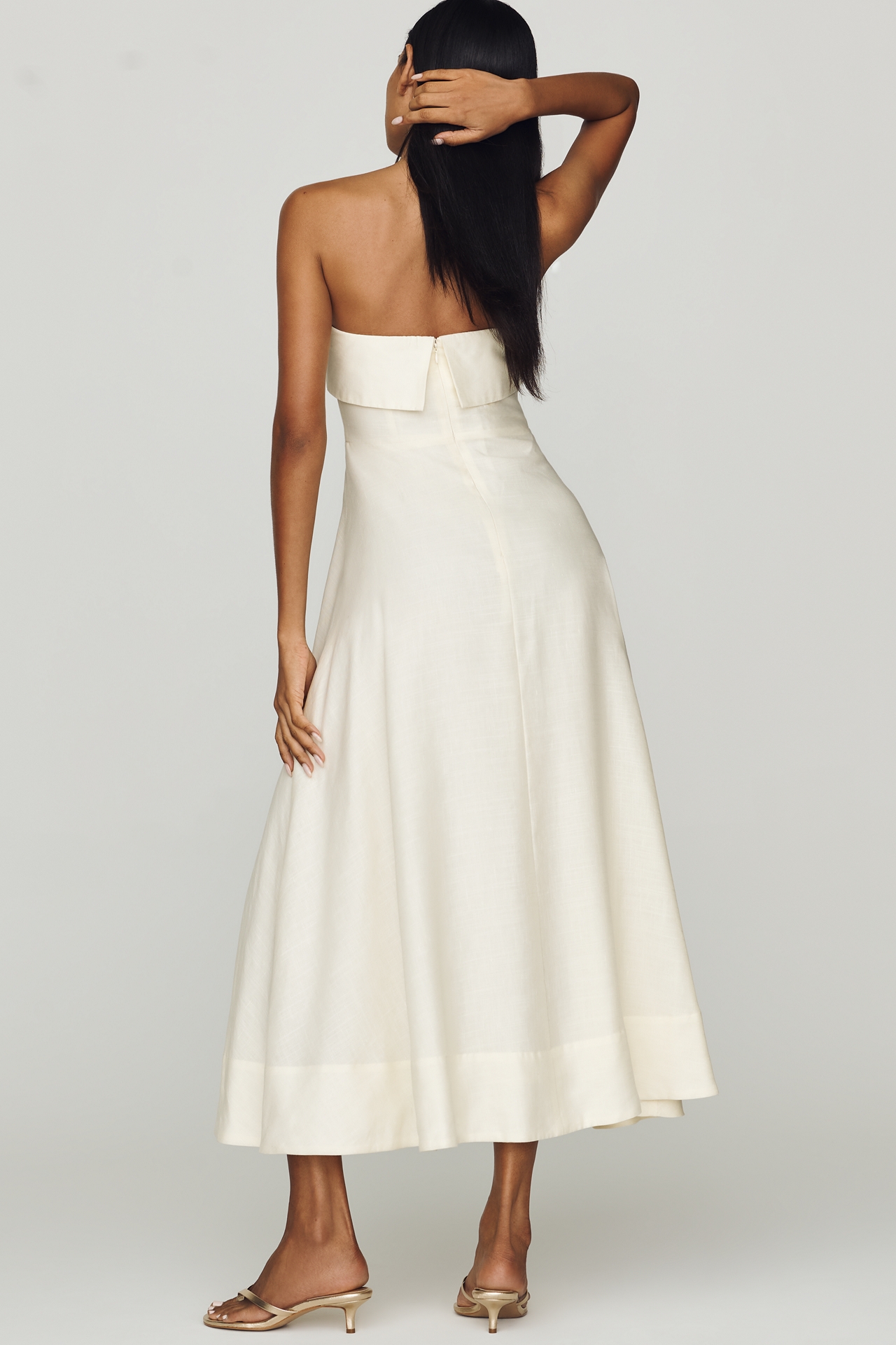 ASTR The Label Ximena Strapless Maxi Dress