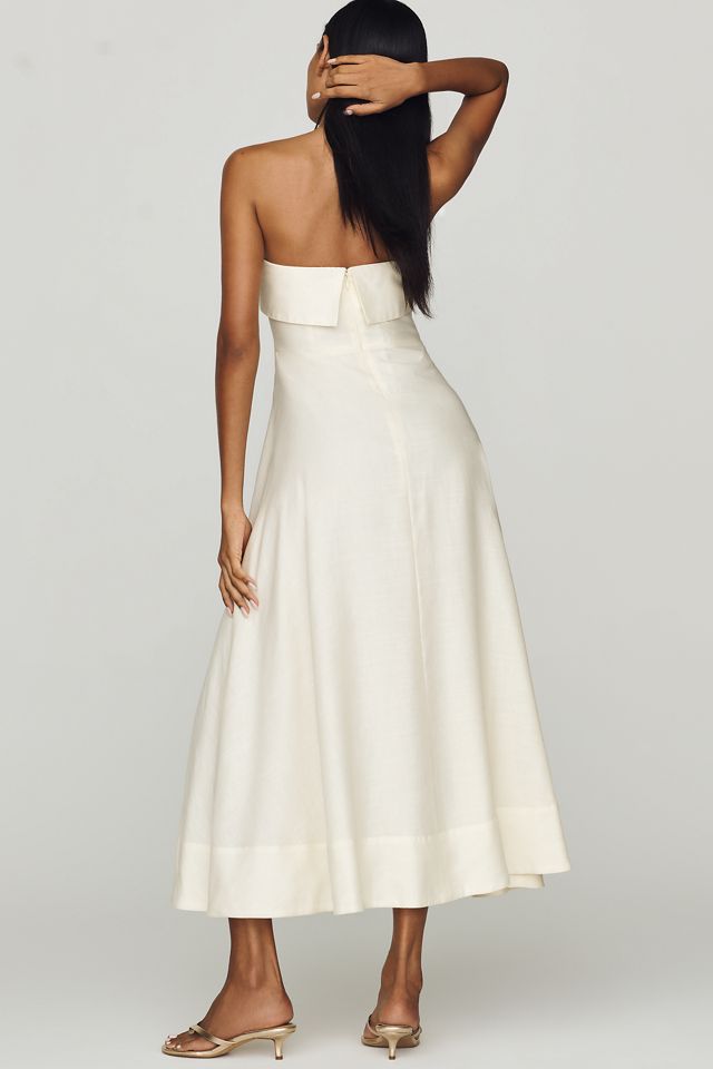 ASTR The Label Ximena Strapless Maxi Dress | Anthropologie