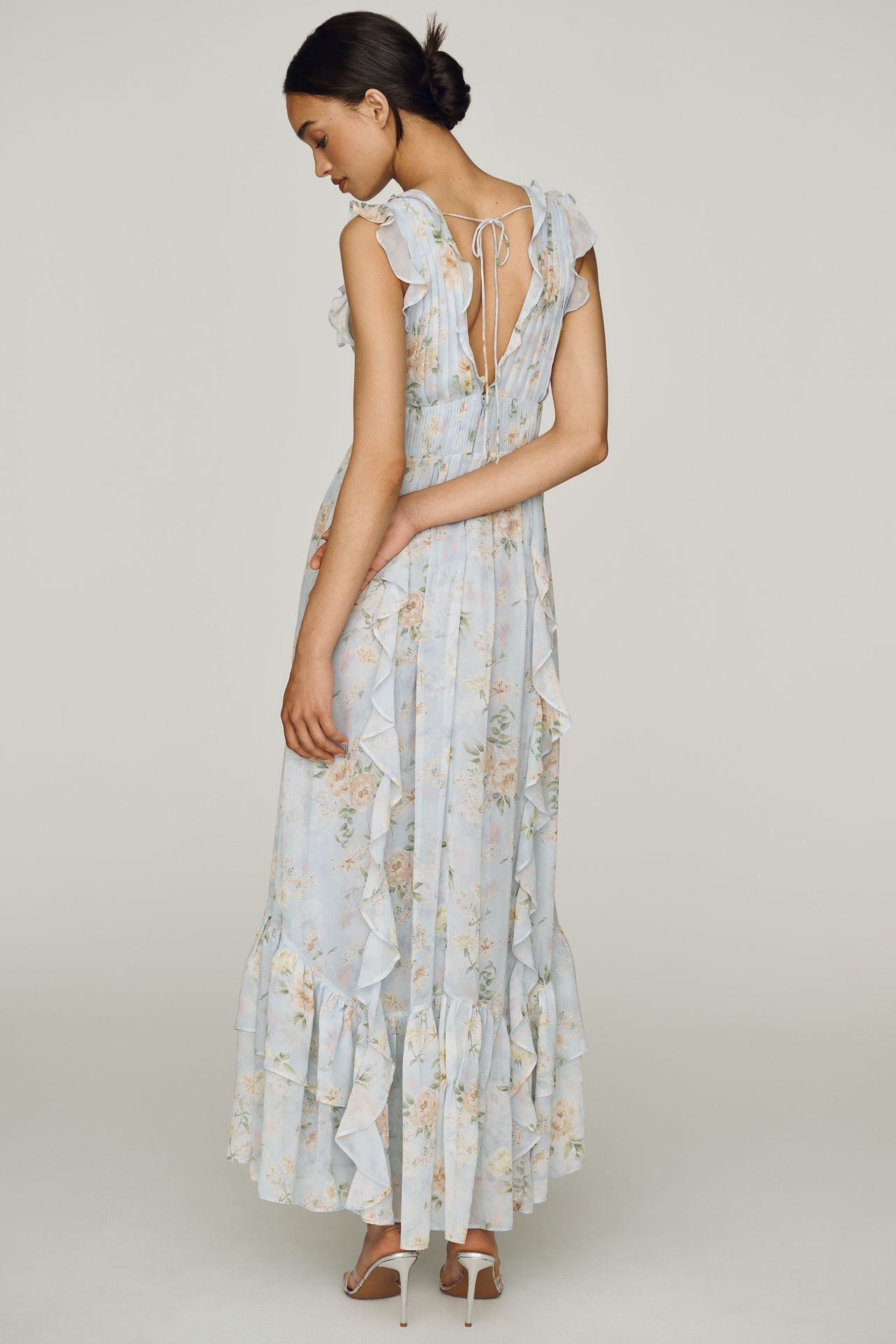 ASTR The Label Kindra Ruffle Maxi Dress