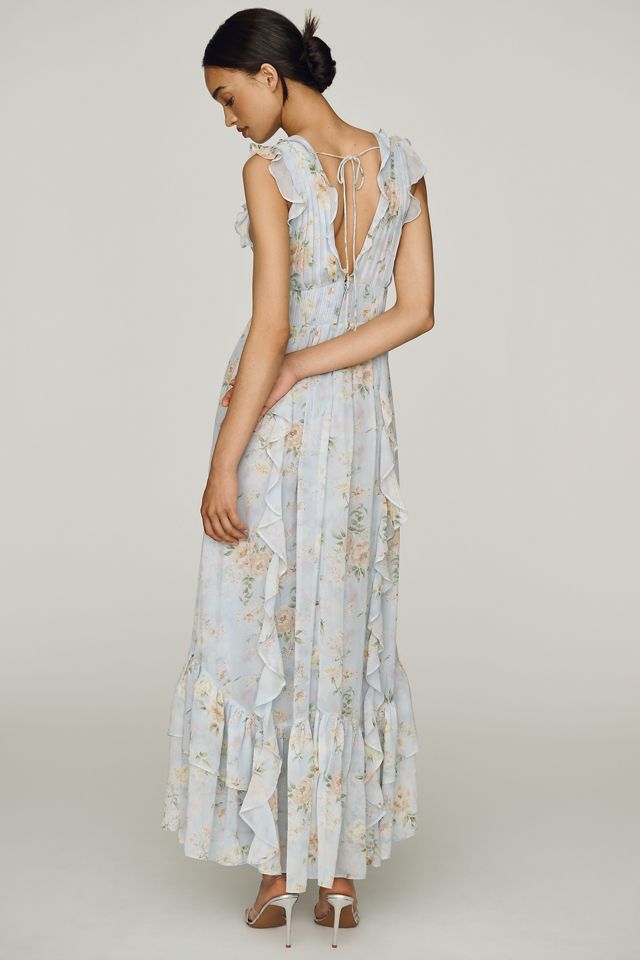 ASTR The Label Kindra Ruffle Maxi Dress #2