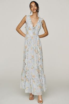 ASTR The Label Kindra Ruffle Maxi Dress