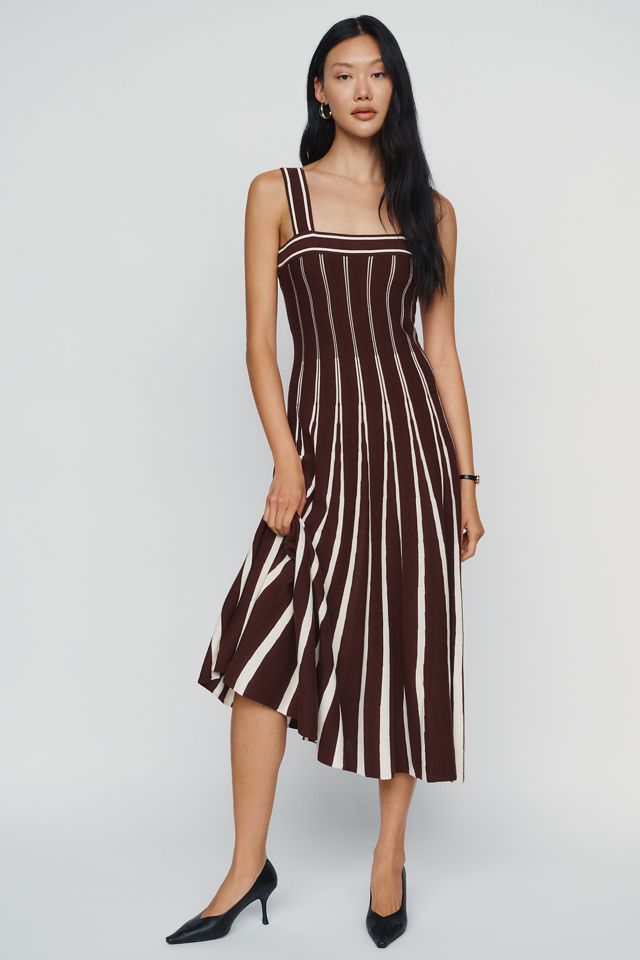 ASTR The Label Marlen 100% Cotton Midi Dress #5
