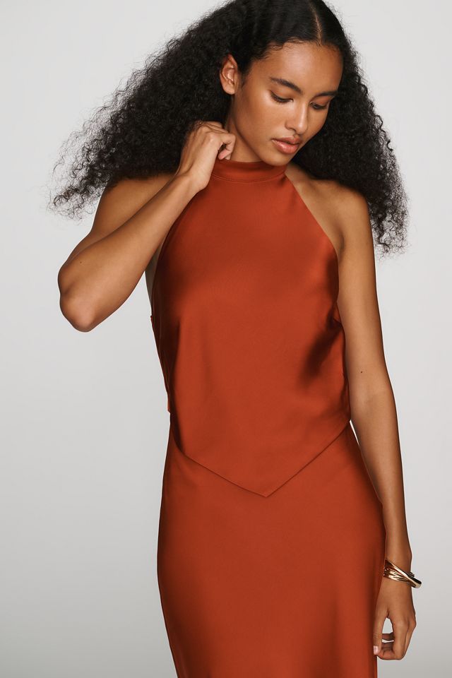 ASTR The Label Viridiana Halter-Neck Maxi Dress #1