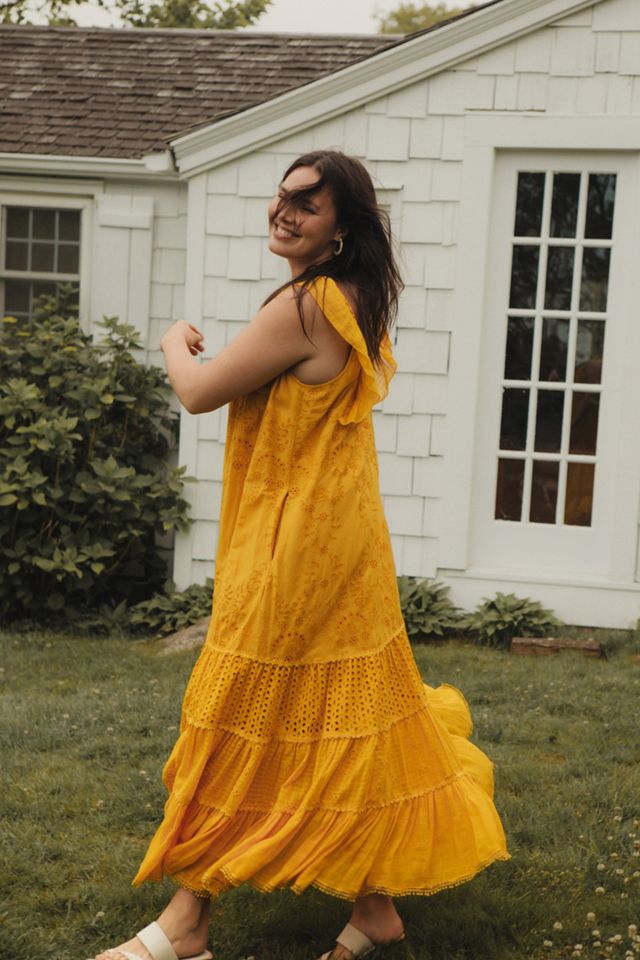 Fallon Eyelet Maxi Dress #4