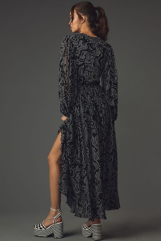 Payal Jain Sheer Wrap Dress #1