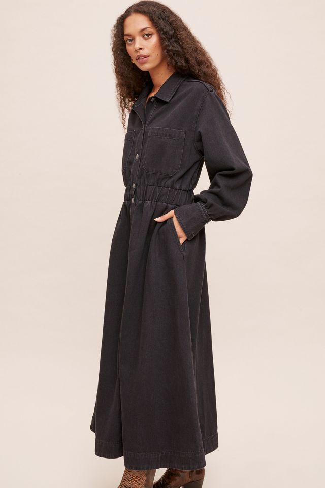 Selected Femme Ally Denim Shirt Dress