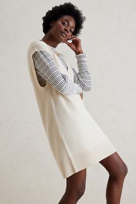 sleeveless knit vest dress