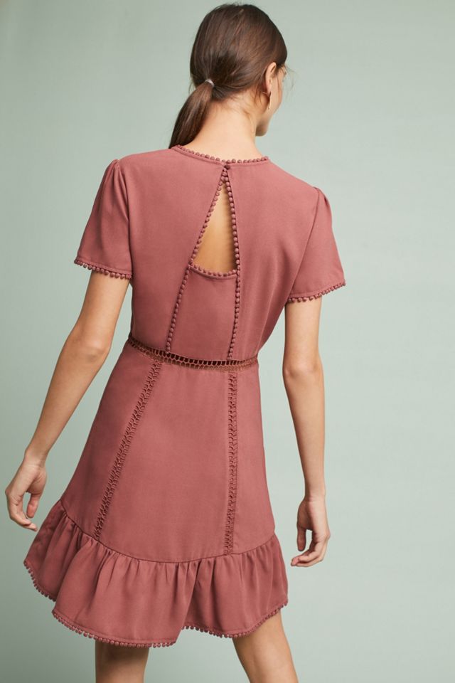 Ruffled Open-Back Dress #1