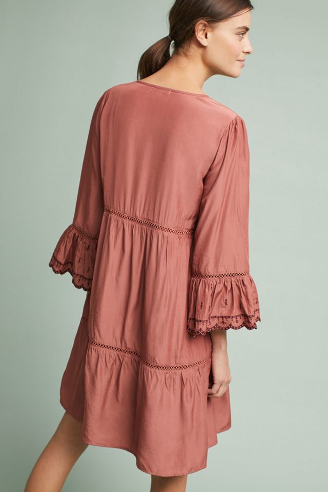 Laced-Trim Tunic Dress #2