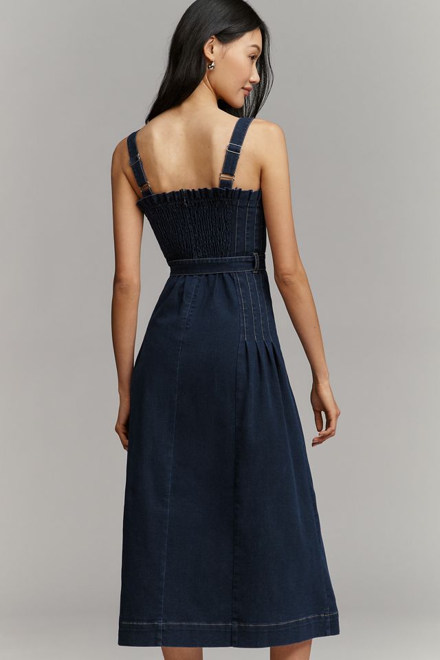 soleil lace midi dress Soleil Scalloped Lace Midi Dress main image 1