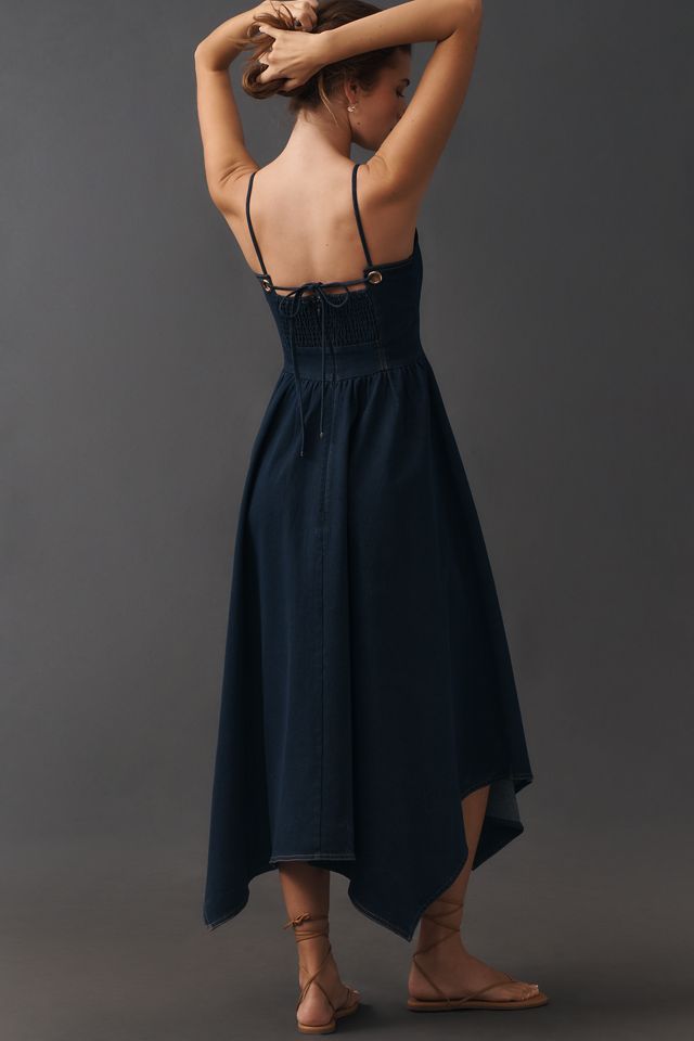 Moon River Sweetheart Midi Dress | Anthropologie