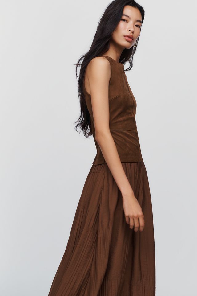 Moon River Drop Waist Midi Dress #1