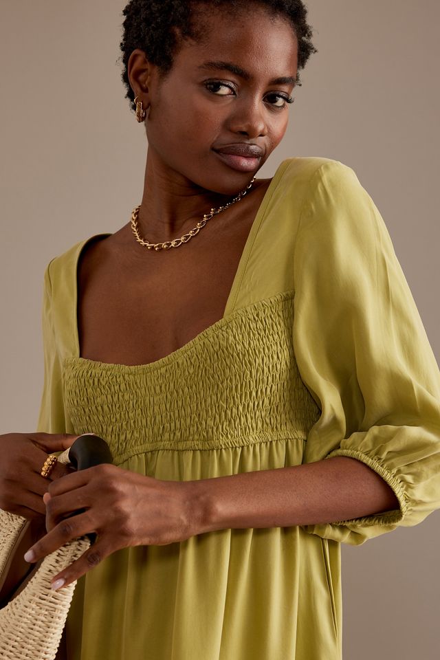 Sancia Rumia Balloon-Sleeve Maxi Dress #3