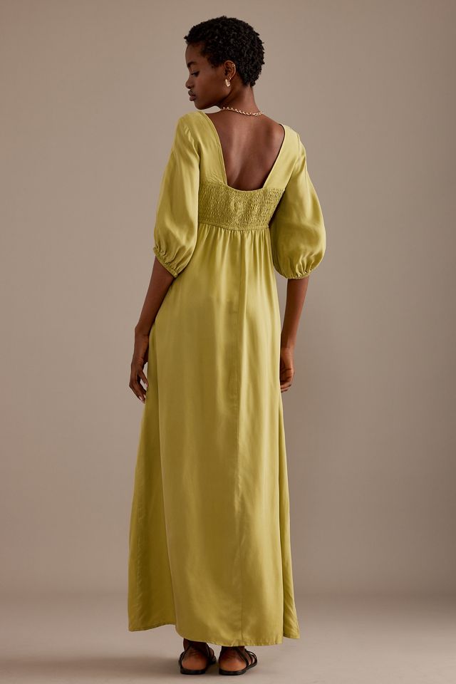 Sancia Rumia Balloon-Sleeve Maxi Dress #2