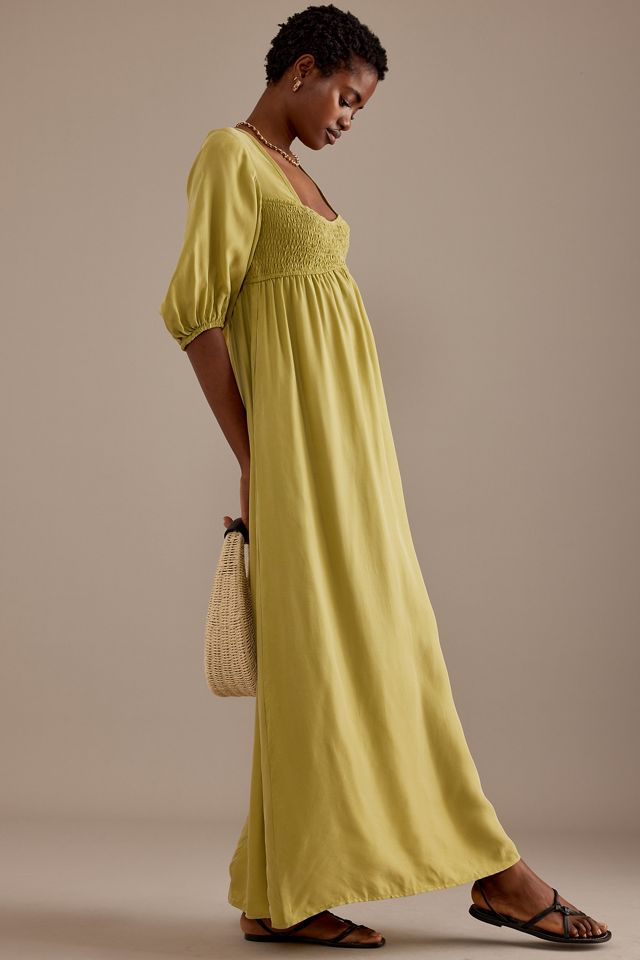 Sancia Rumia Balloon-Sleeve Maxi Dress #1