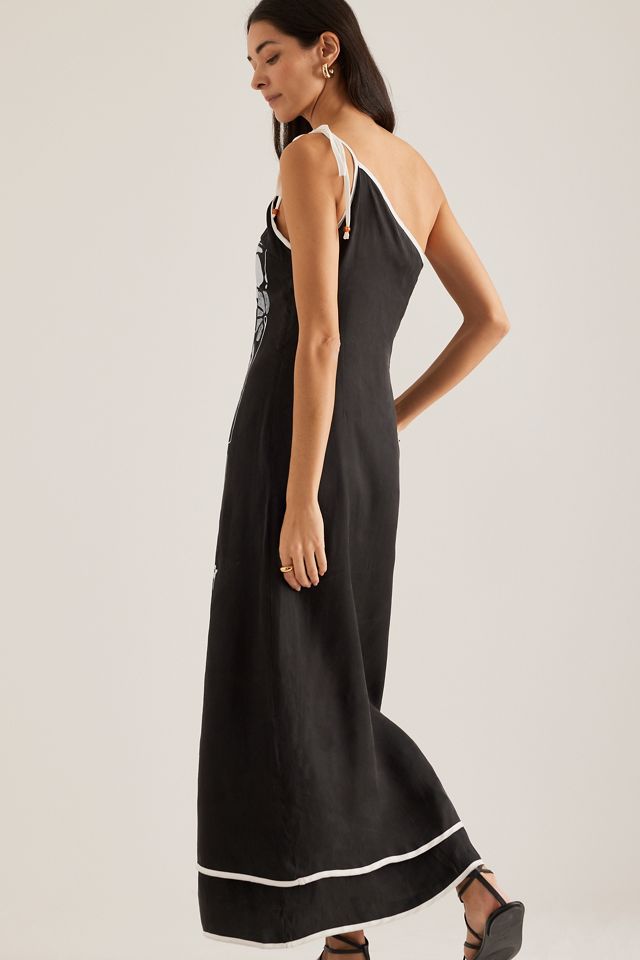 Sancia Suki One-Shoulder Maxi Dress #1