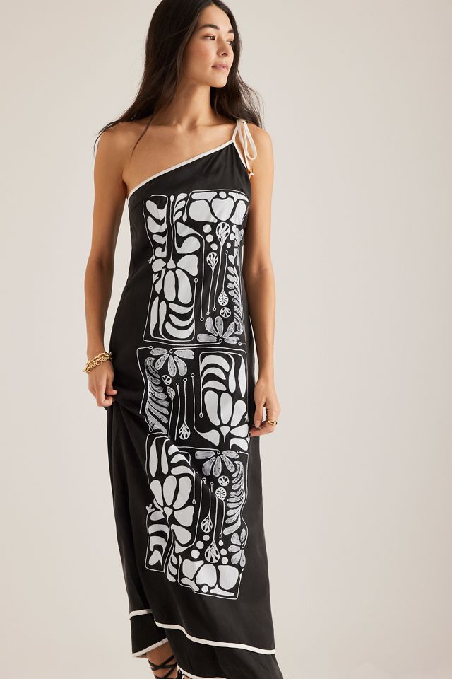 Sancia Suki One-Shoulder Maxi Dress #2