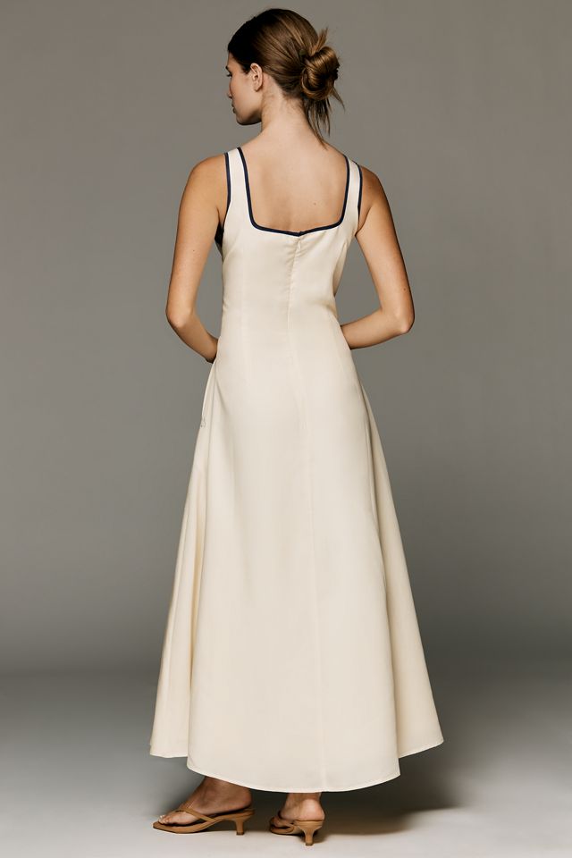 Sancia Phoebe Sleeveless Front-Tie Maxi Dress #1