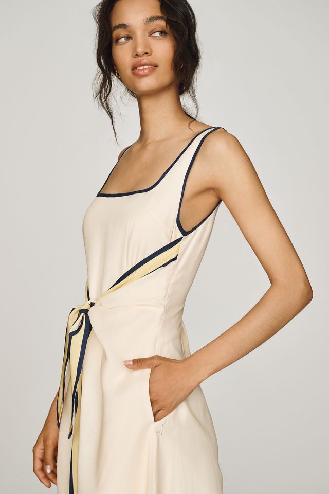 Sancia Phoebe Sleeveless Front-Tie Maxi Dress #1