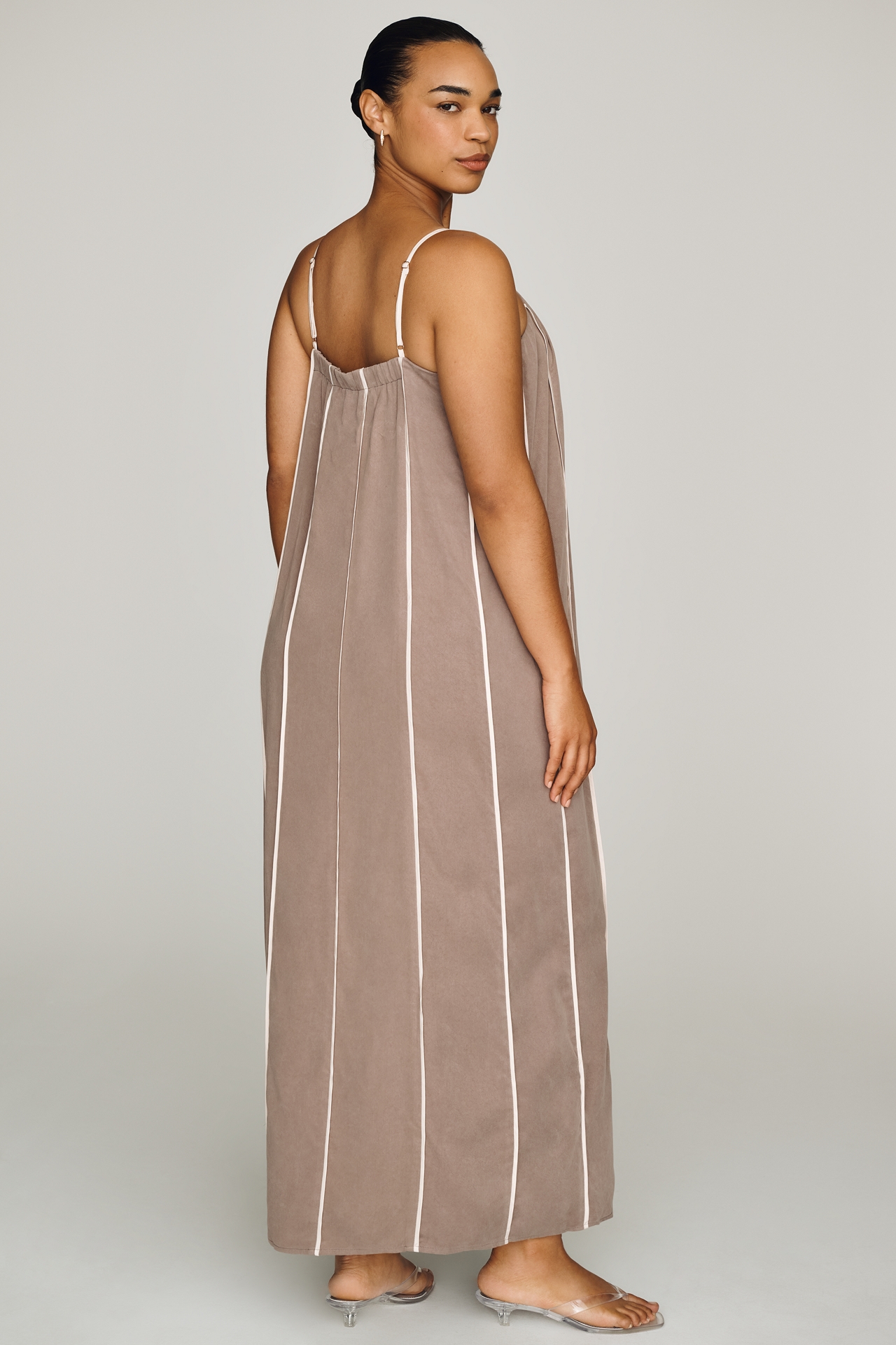 Sancia Estella Square-Neck Midi Dress
