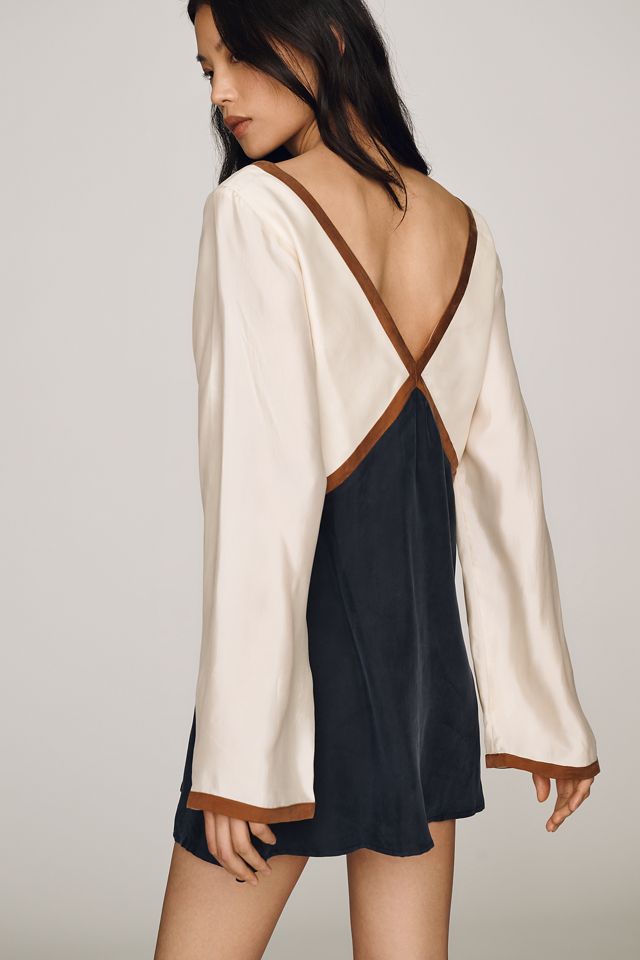 Sancia Alba Long-Sleeve Mini Dress #1