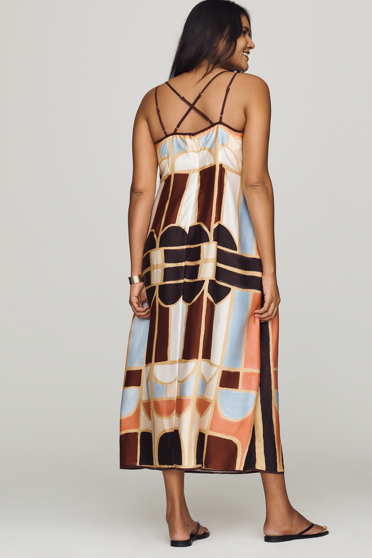 Sancia Hayes Printed Maxi Dress
