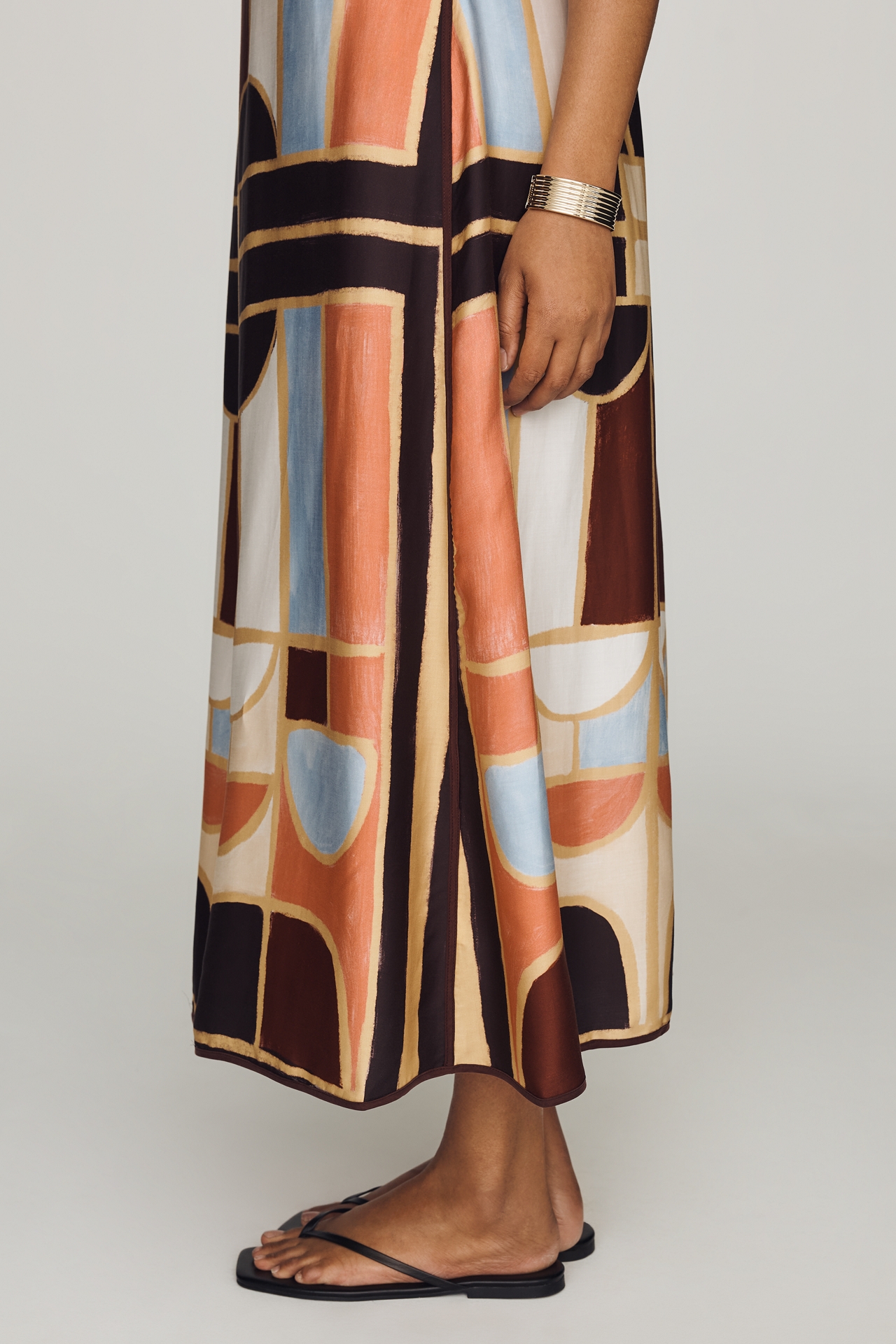 Sancia Hayes Printed Maxi Dress