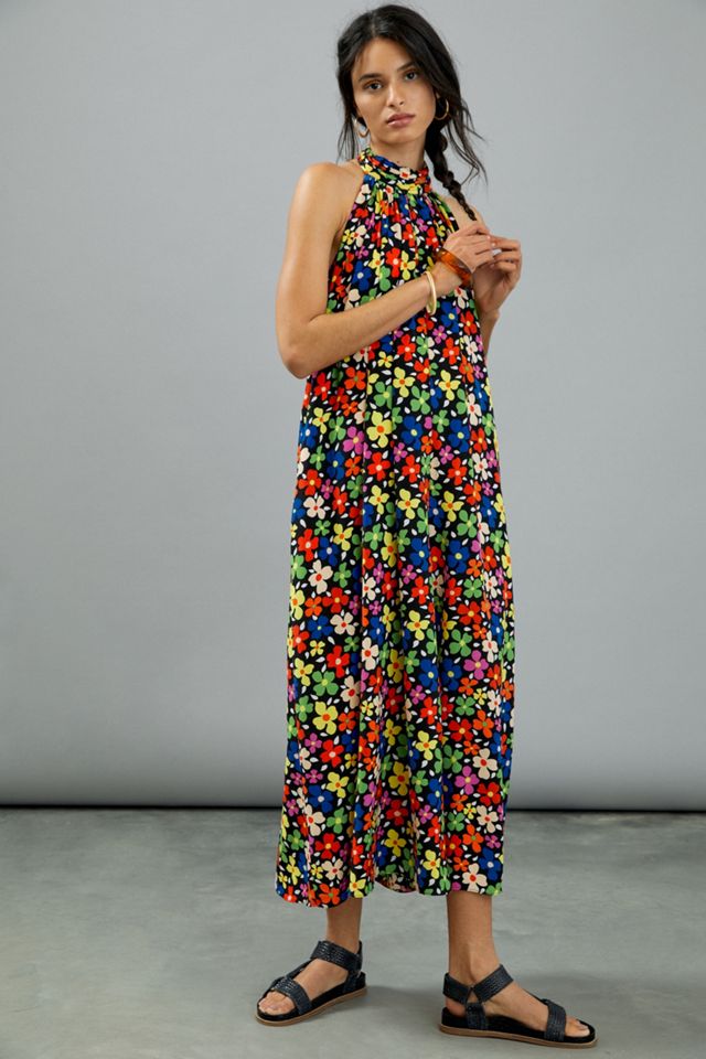 Tessanne Floral Wide-Leg Jumpsuit | Anthropologie