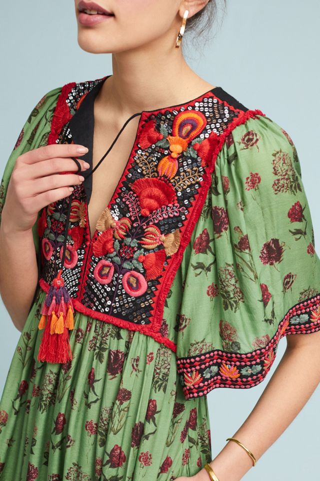 Basil Embroidered Dress #2