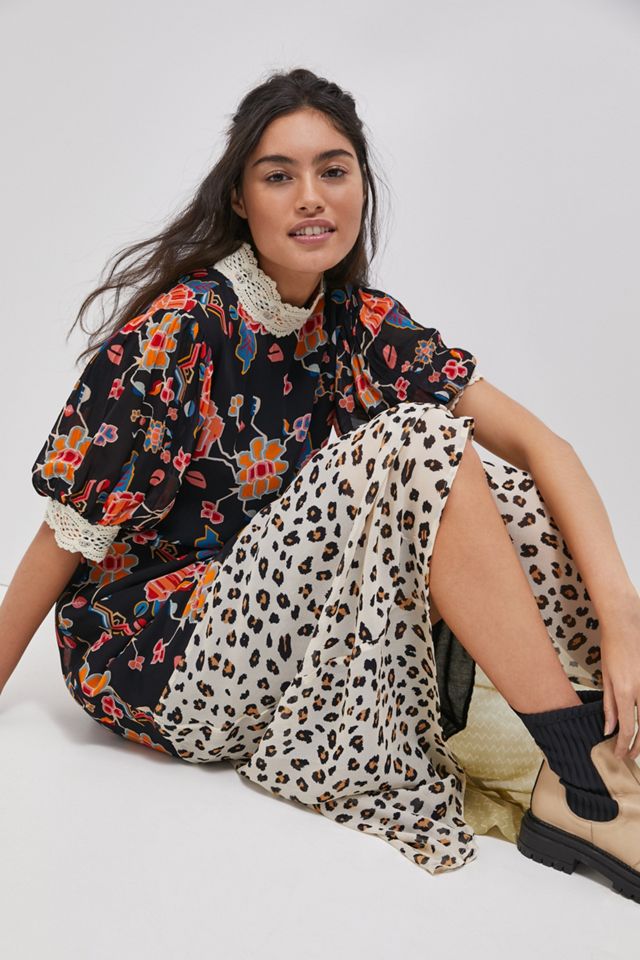 Robe longue brodée Soniya #1